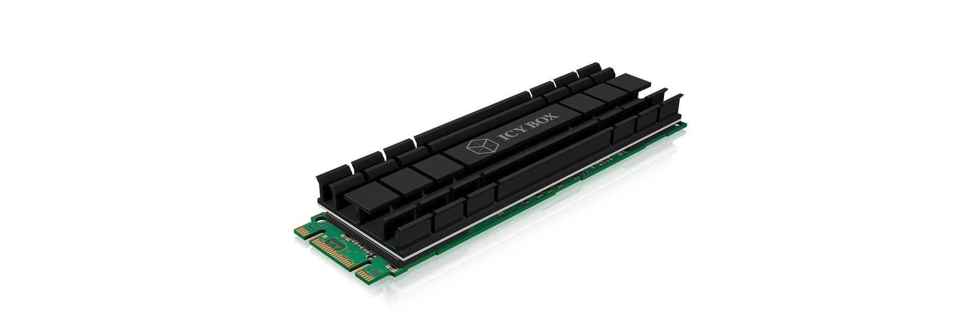 EAN 4250078166832 - ICY BOX IB-M2HS-701 M.2 NVMe SSD Disipador térmico/Radiador Negro 1 pieza(s) imagen 1
