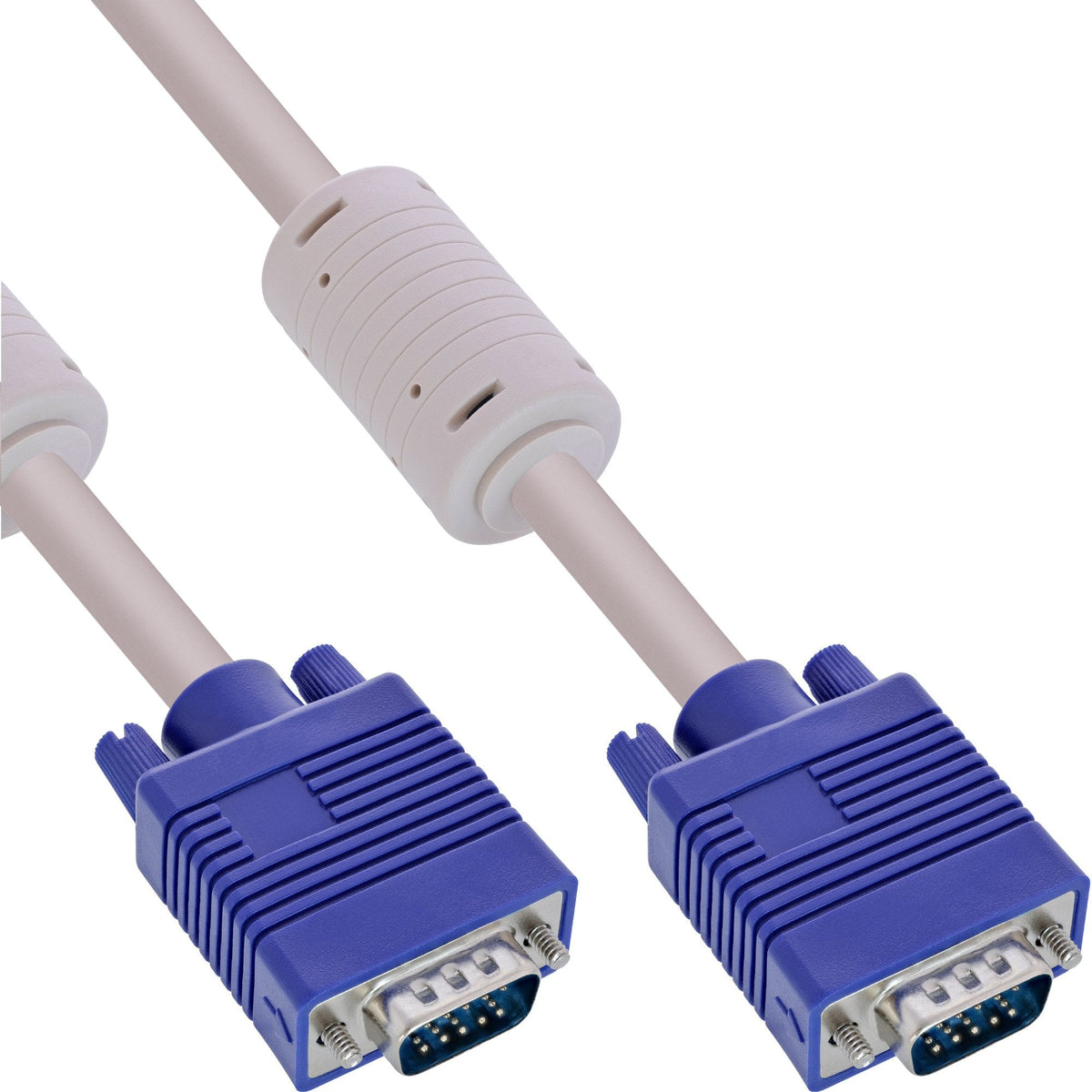 Cable Inline S-Vga 15 Hd Macho A Macho Gris 0,5m