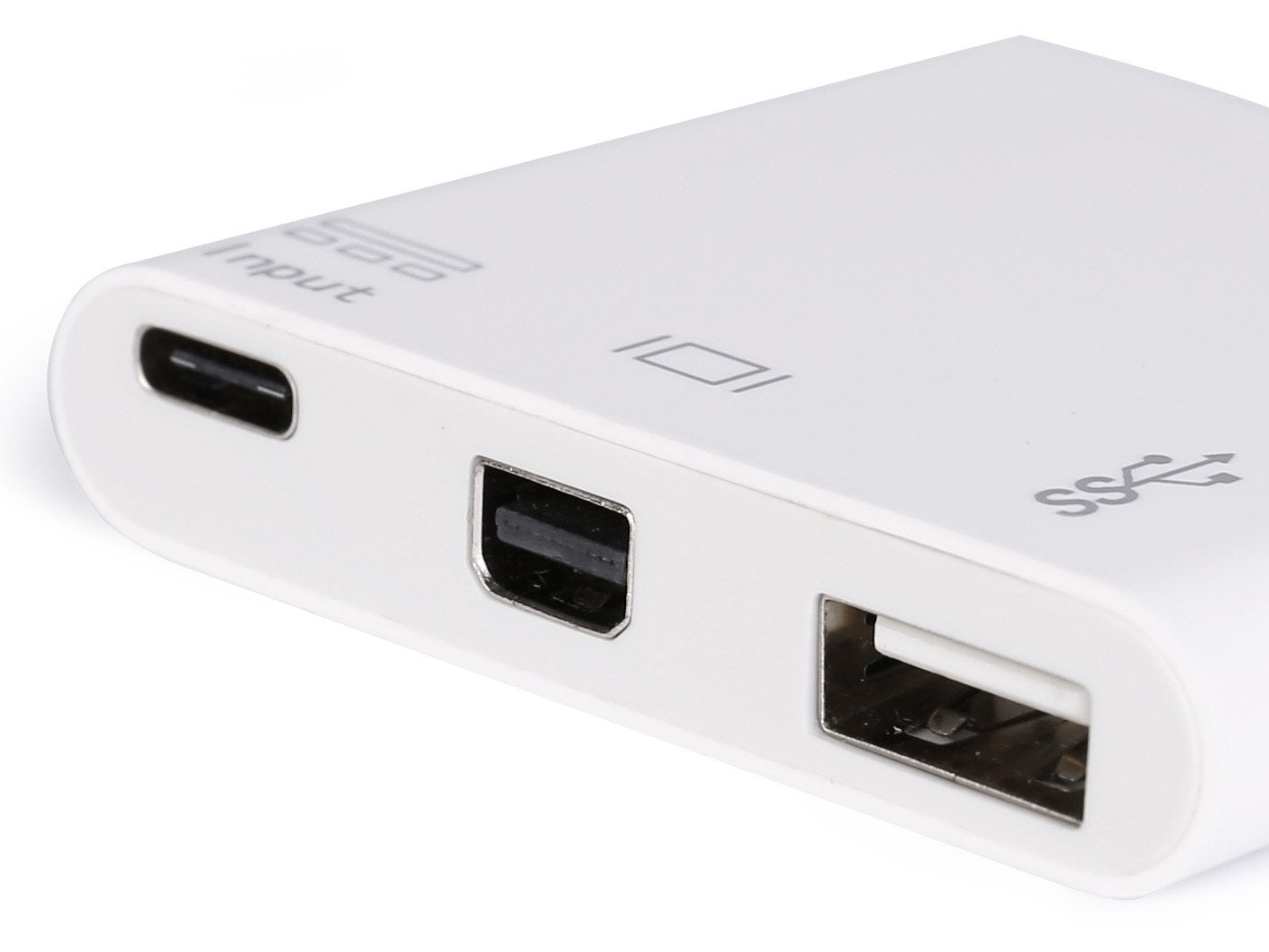 Equip Adaptador 3en1 Usb-C A Mini Displayport + Usb Tipo A 3.0 + Usb-C M/H Blanco 133463
