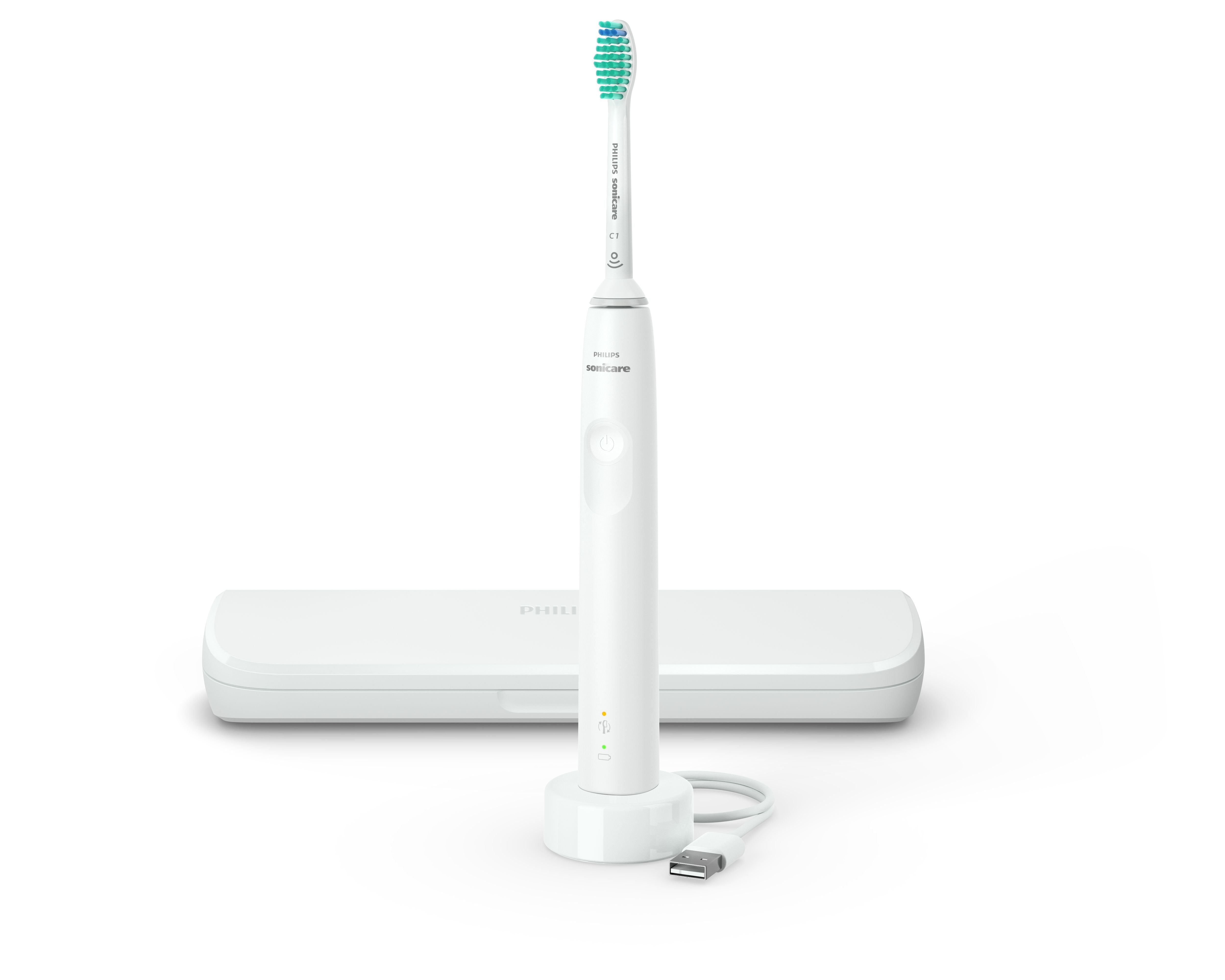 EAN 8710103985662 - Philips Sonicare 3100 series HX3673/13 cepillo eléctrico para dientes Adulto Cepillo dental sónico Blanco imagen 2