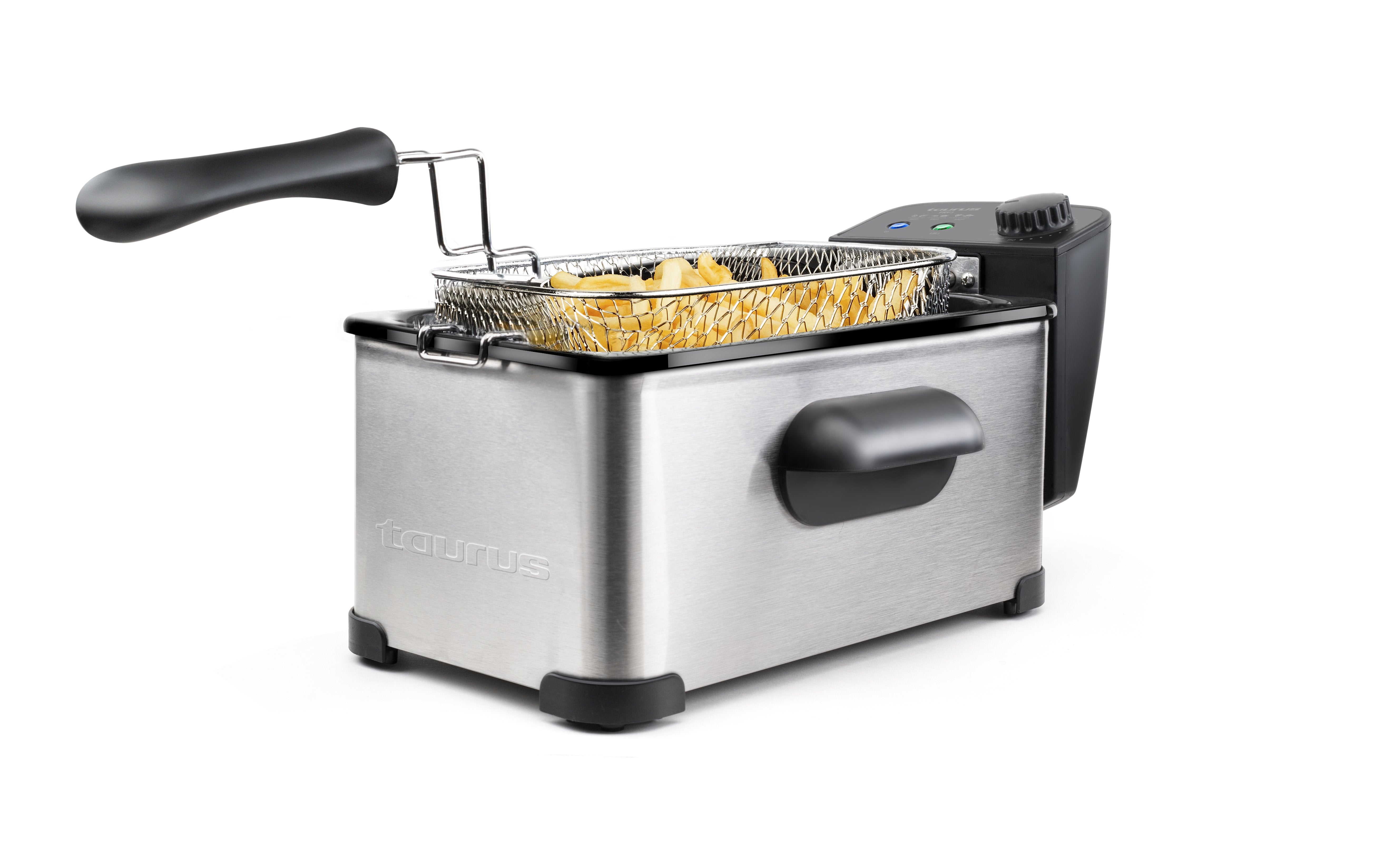 EAN 8414234739674 - Taurus Fry 3 Sencillo 3 L Independiente 2000 W Freidora Acero inoxidable imagen 3
