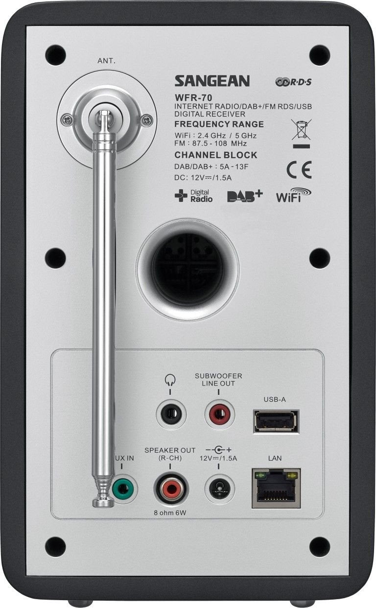 EAN 4711317994024 - Sangean Revery R5 Internet Negro, Plata imagen 2