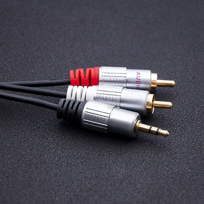 EAN 5901878523408 - Qoltec 52340 cable de audio 2 m 2 x RCA 3,5mm Negro imagen 2