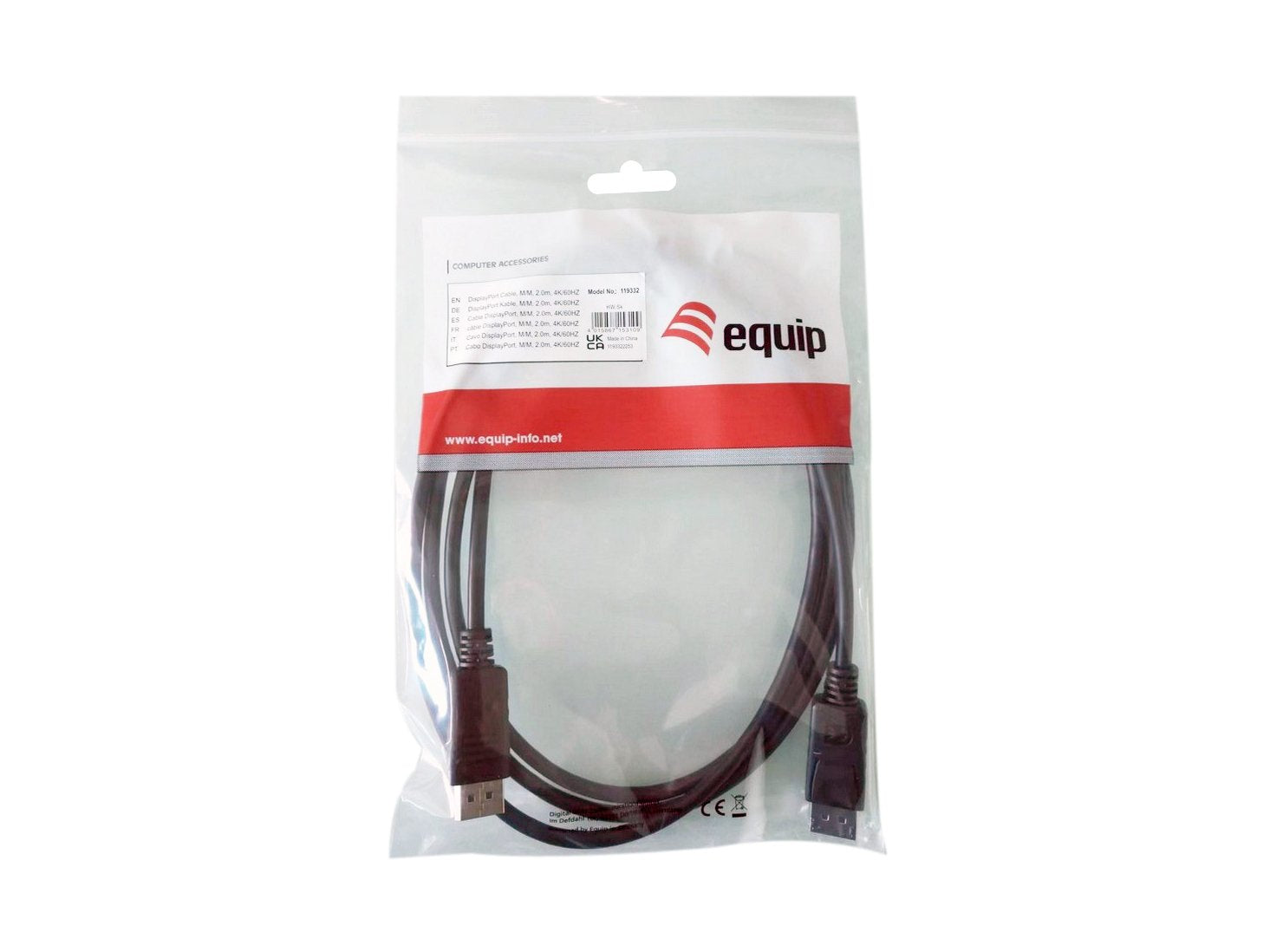 Equip Cable Displayport A Displayport 2m 119332