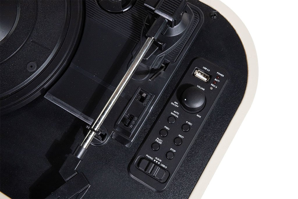 EAN 8011000022147 - Trevi TT 1020 BT Tocadiscos de tracción directa Beige Semiautomático imagen 4