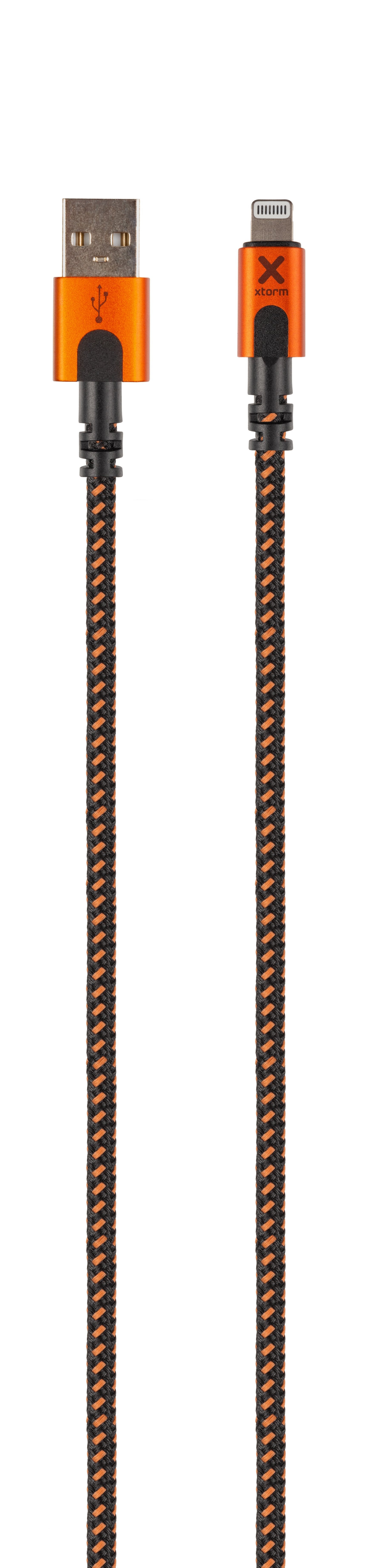 Xtorm Cable Usb-A A Lightning 1.5m Negro Naranja