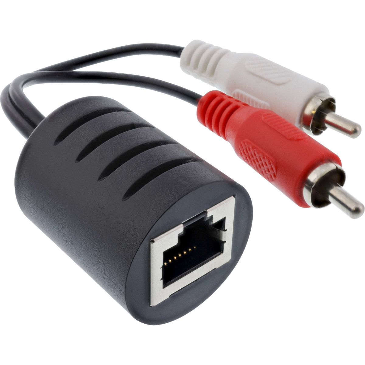 Cable Inline Rca De Audio A Través De Lan/Ethernet/Rj45 2 Uds. Un Set