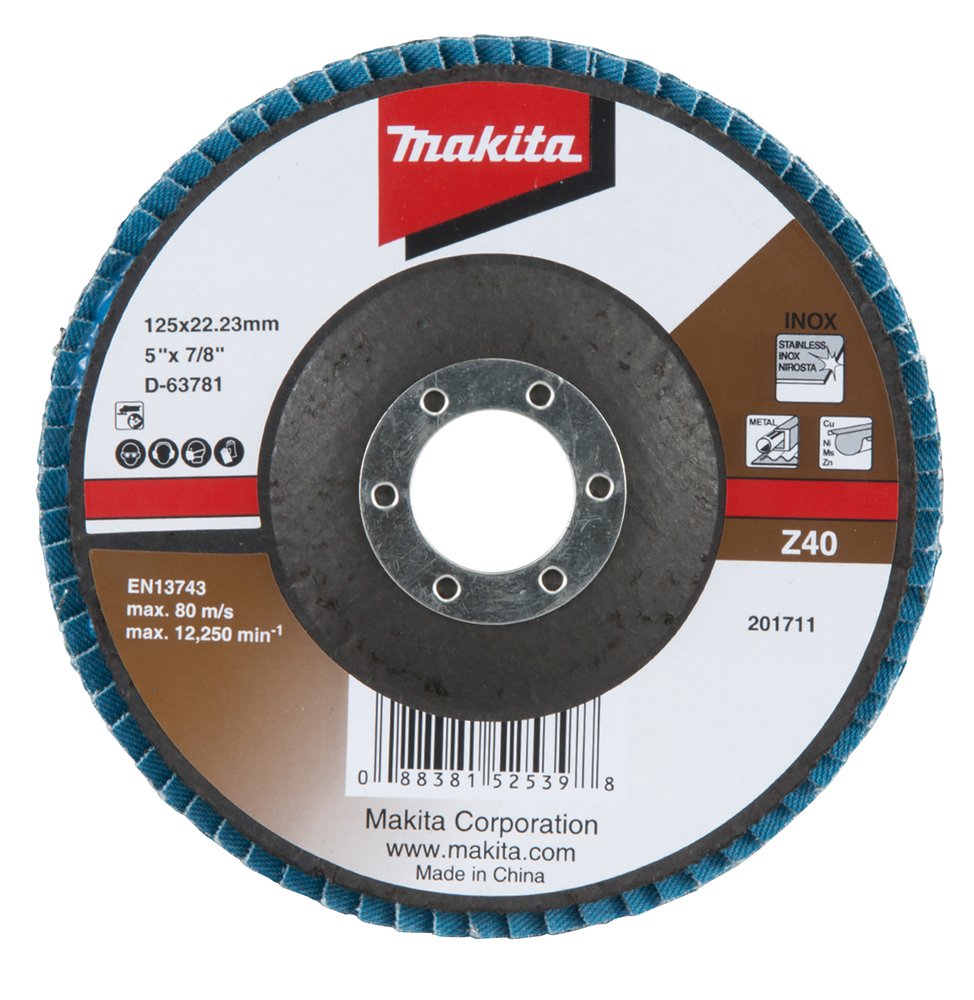 EAN 0088381525398 - Makita D-63781 accesorio para amoladora angular Disco de desbaste imagen 1