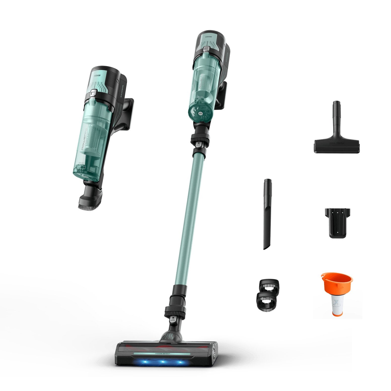 Rowenta Scopa Elettrica X-Force Rh1833 Ricaricabile Aquaprase