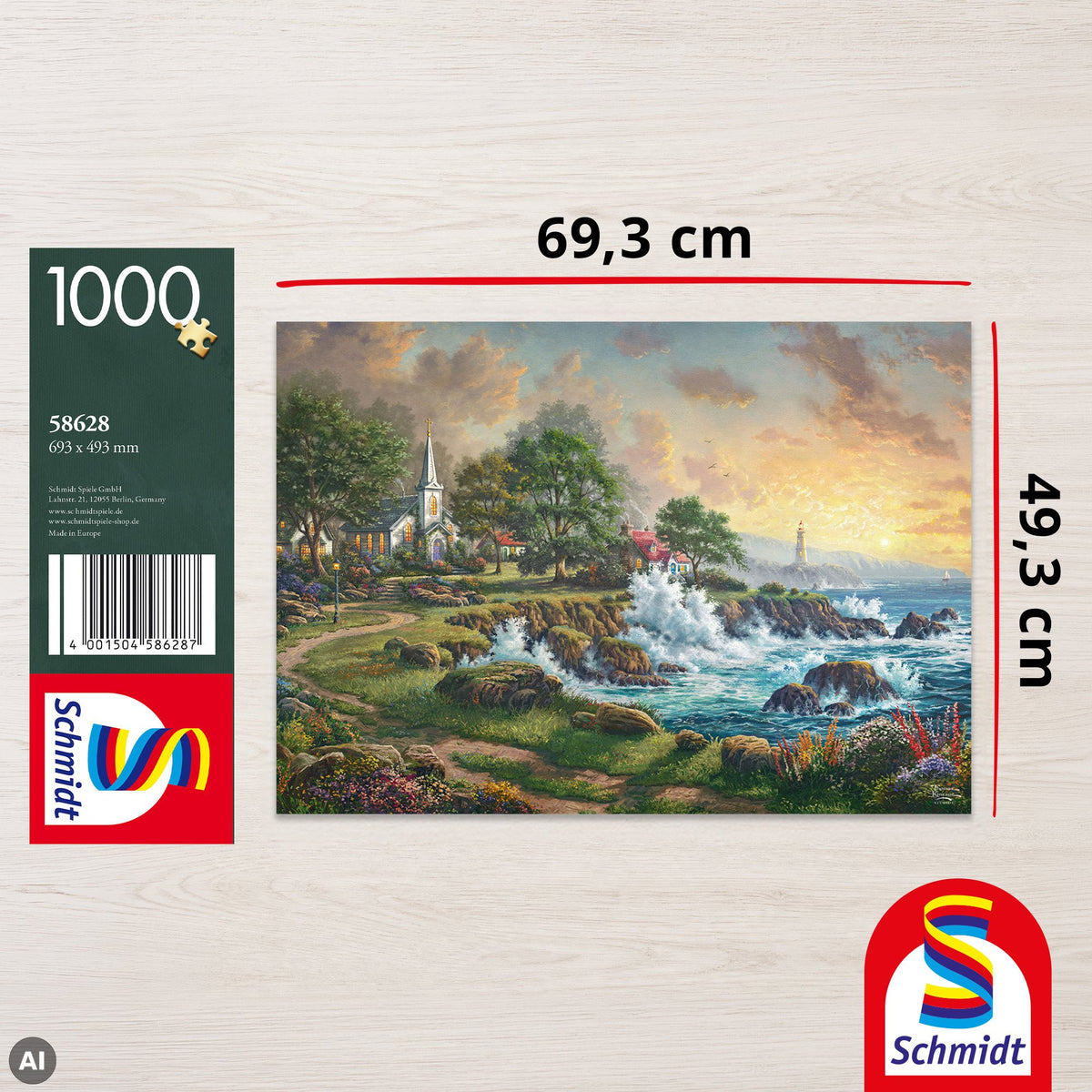 EAN 4001504586287 - Schmidt® Spiele 58628 puzzle Puzzle rompecabezas 1000 pieza(s) Paisaje imagen 2