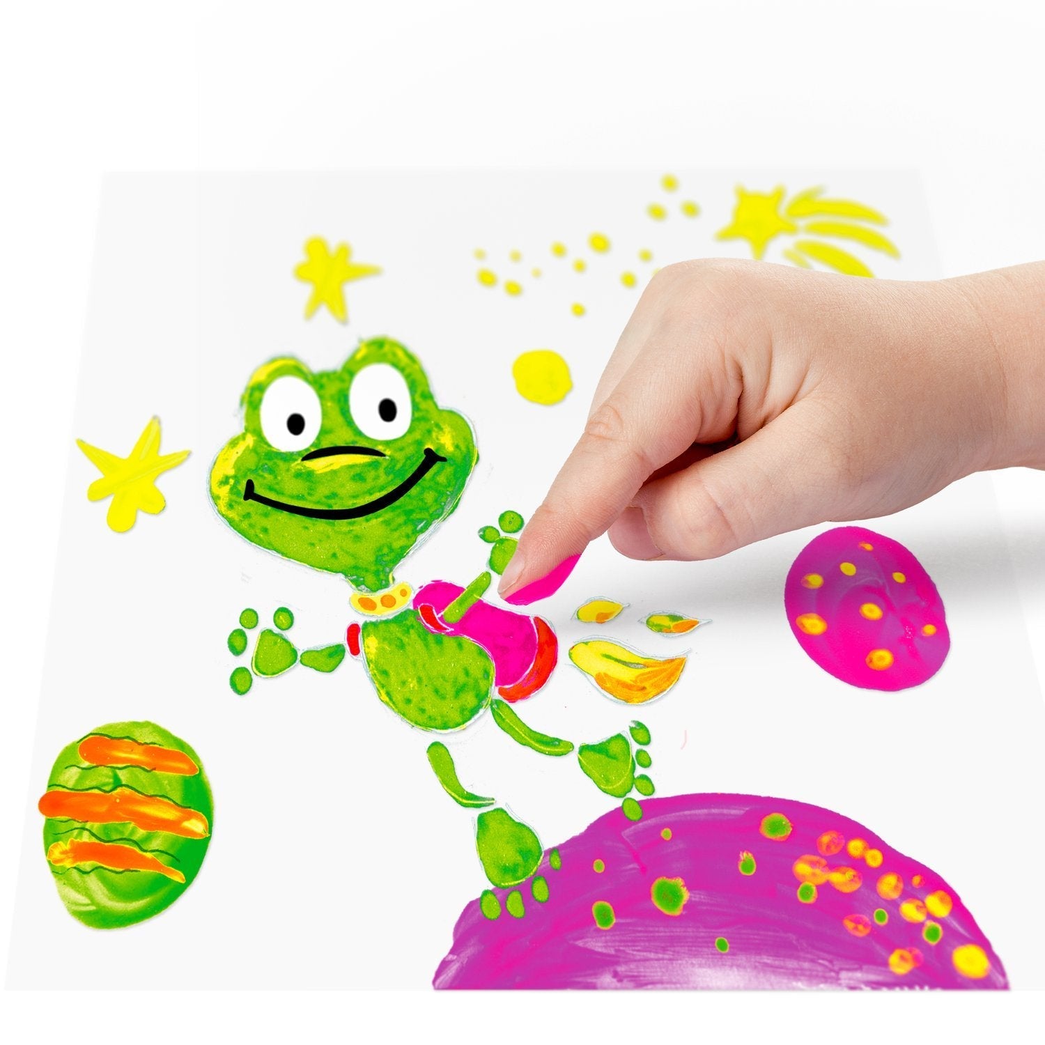 EAN 4007817139738 - Staedtler 8816F C6 pintura de dedos lavable Verde, Lila, Naranja, Rosa, Rojo, Amarillo imagen 4