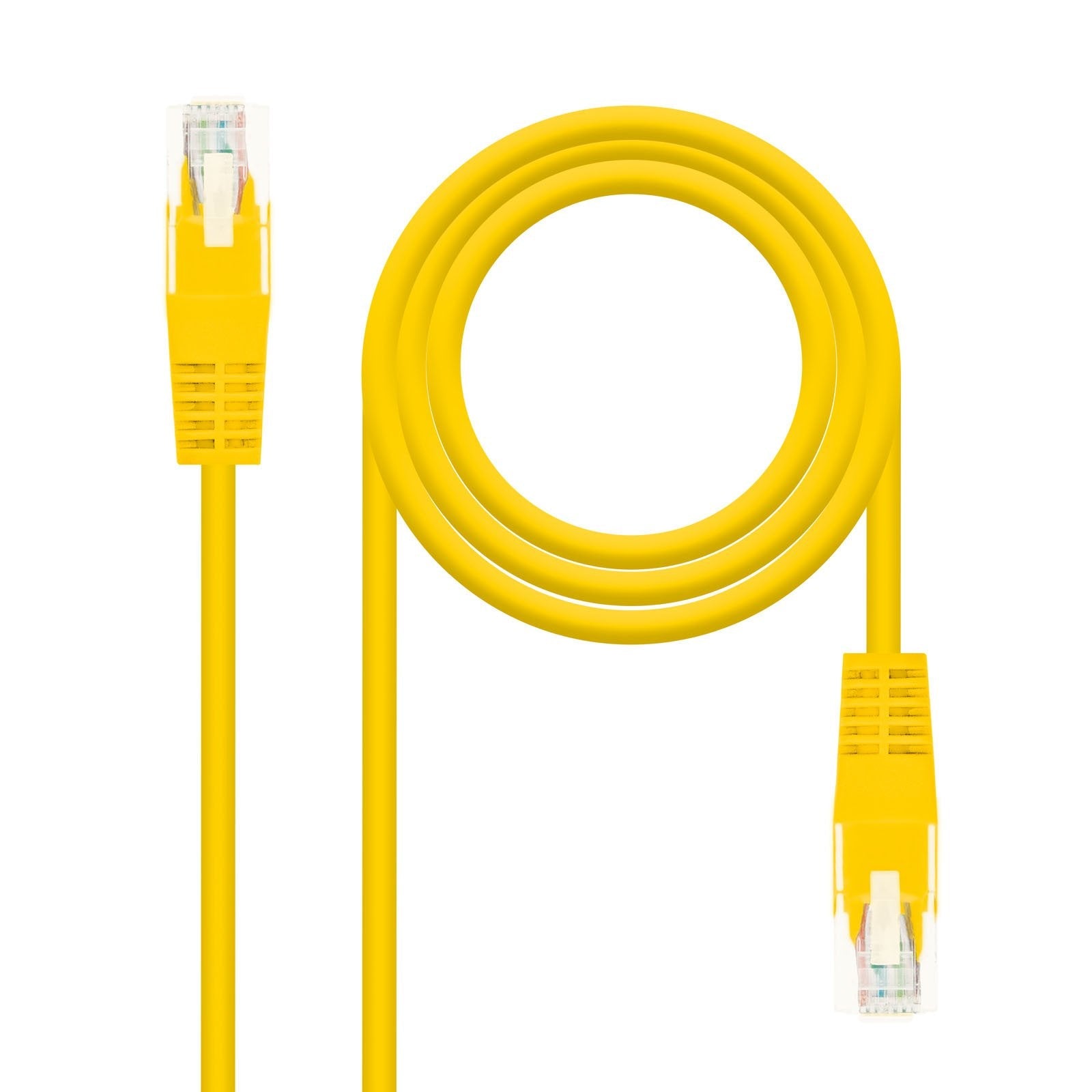 Nanocable Cable De Red Rj45 Cat.5e Utp Awg24 0.50m - Amarillo