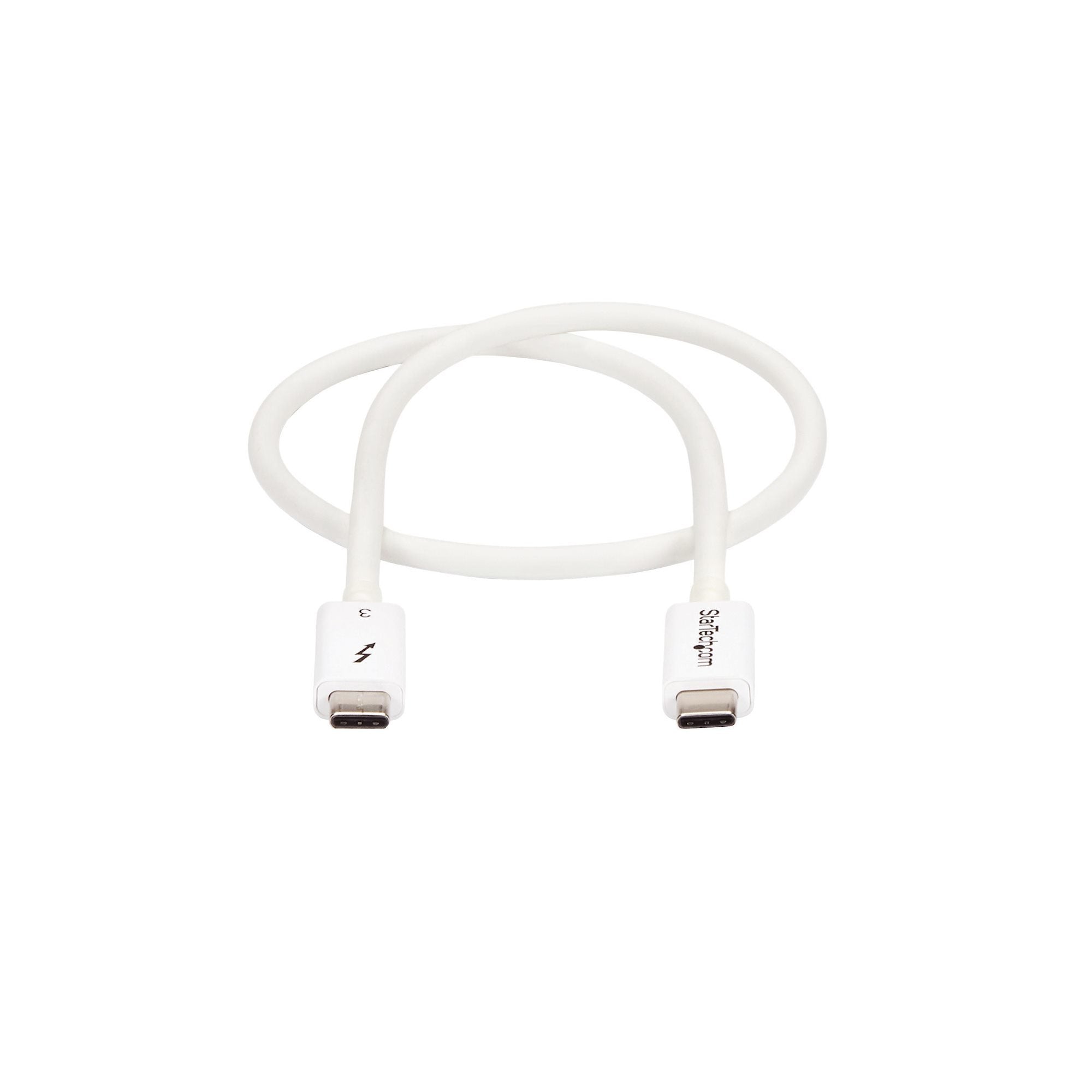 EAN 0065030871297 - StarTech.com TBLT34MM50CW cable Thunderbolt 0,5 m 40 Gbit/s imagen 5