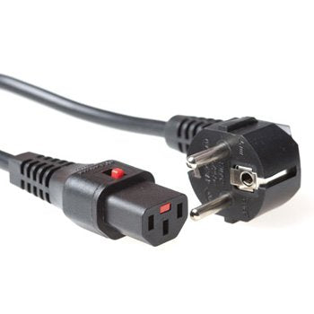 EAN 8716065262285 - ACT 2.0m Schuko CEE 7/7 - C13, M/F Negro 2 m CEE7/7 C13 acoplador imagen 1