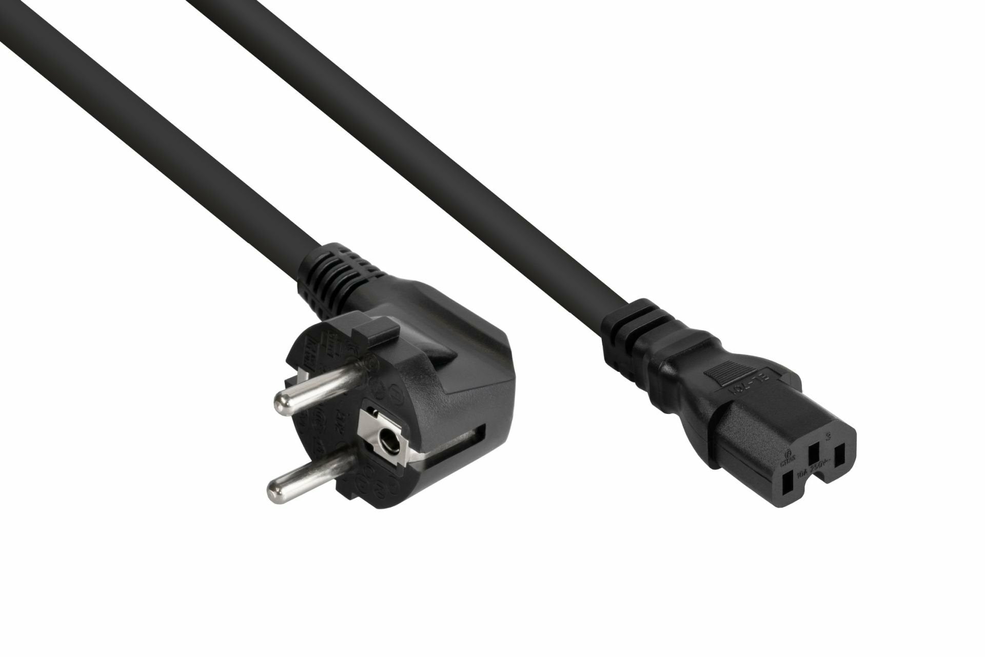 EAN 4066857002426 - Kabelmeister SK0150-S050 cable de transmisión Negro 5 m Enchufe tipo E+F IEC C15 imagen 1