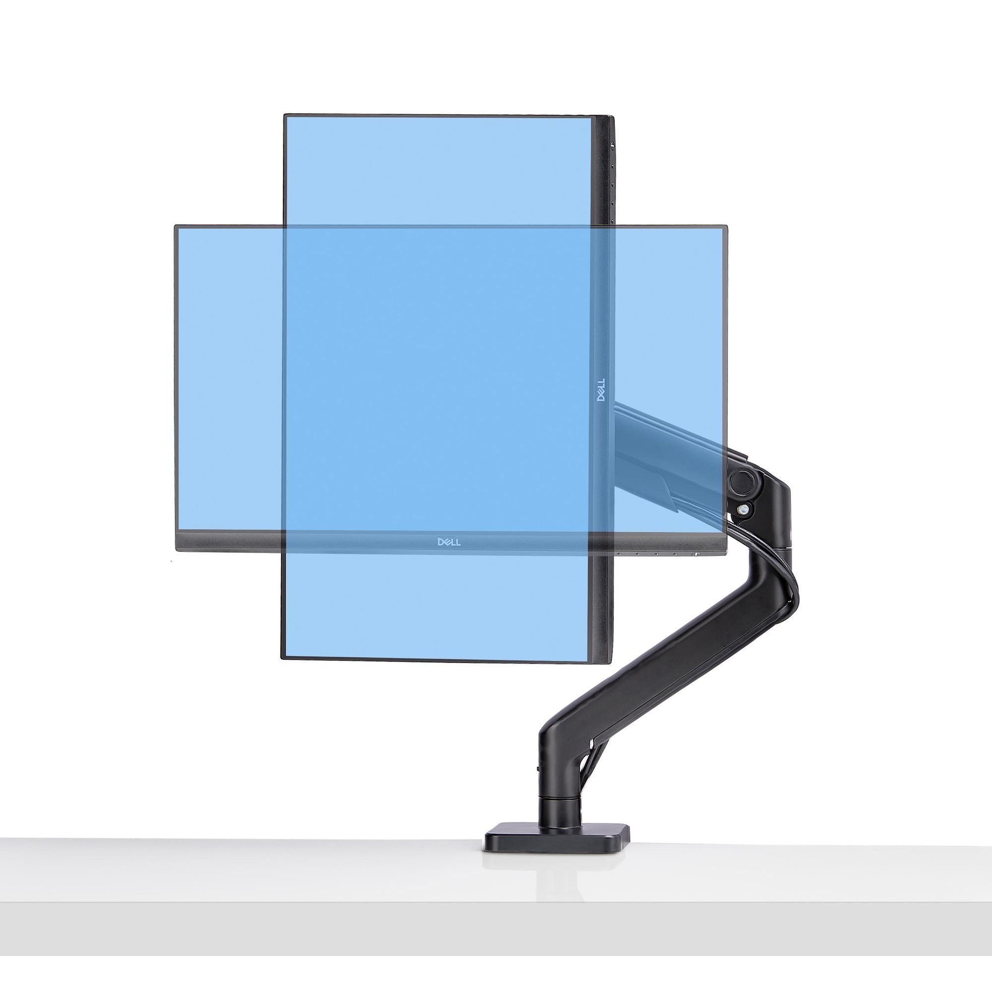 EAN 65030906333 - StarTech.com H1M1AG1-MONITOR-ARM soporte para monitor 124,5 cm (49") Escritorio Negro imagen 3