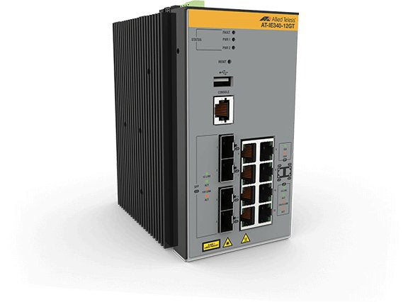 EAN 767035218984 - Allied Telesis AT-IE340-12GT-80 Gestionado L3 Gigabit Ethernet (10/100/1000) Gris imagen 1