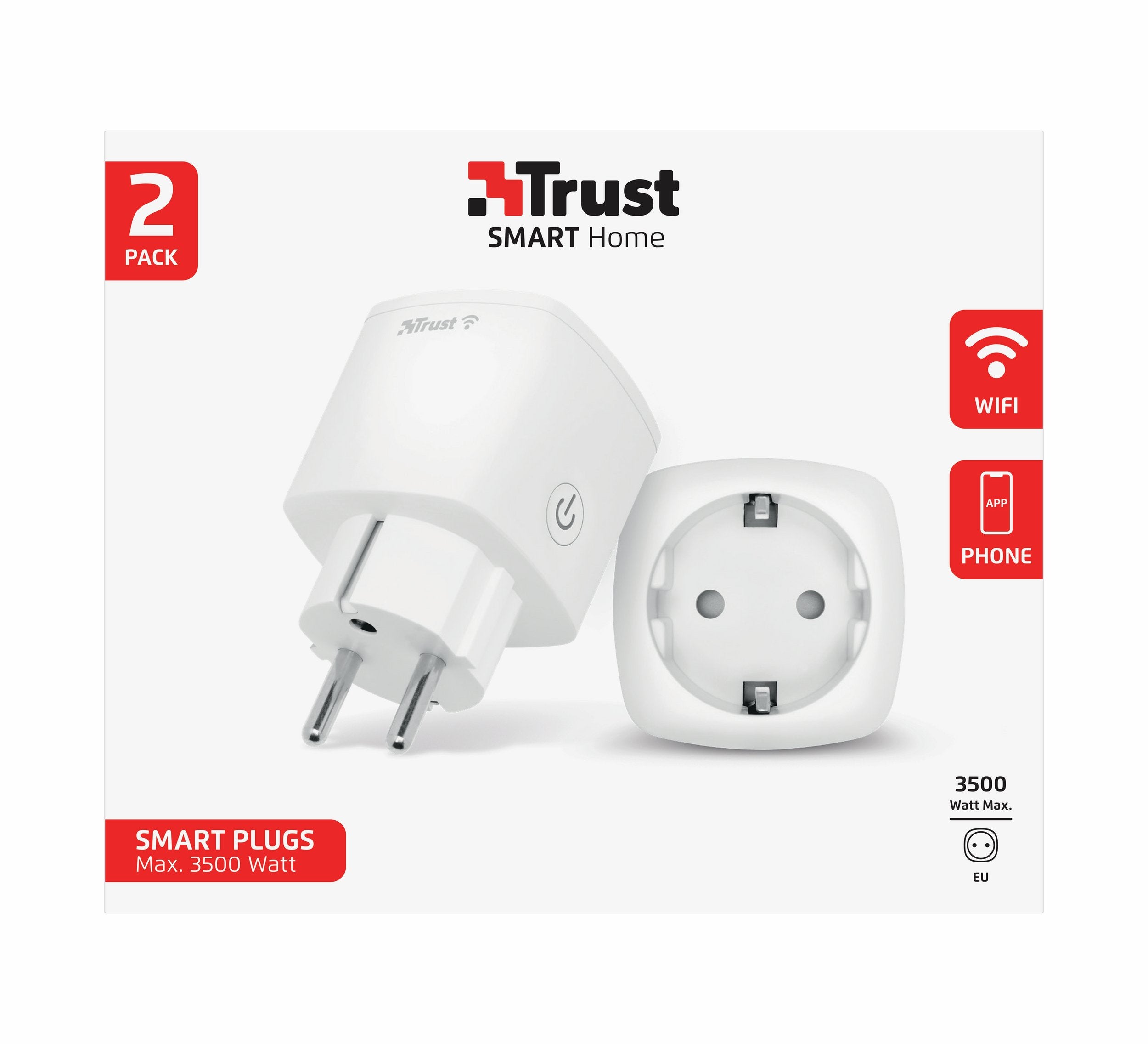 Smart Home Socket Wifi/Duo-Pack 71301 Trust