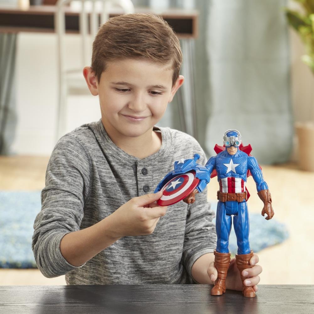 Figura Titan Capitan America Vengadores Avengers Marvel