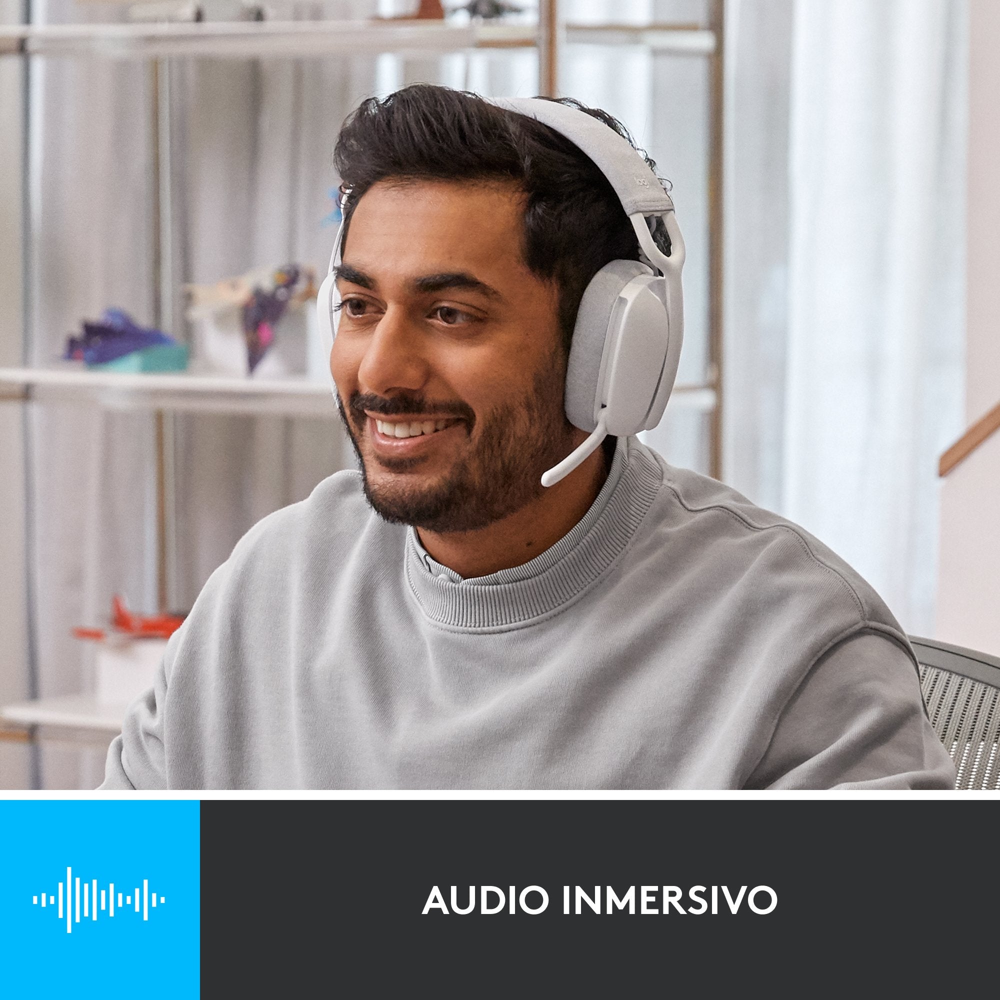 EAN 5099206103948 - Logitech 981-001219 auricular y casco Auriculares Inalámbrico Diadema Llamadas/Música Bluetooth Blanco imagen 11