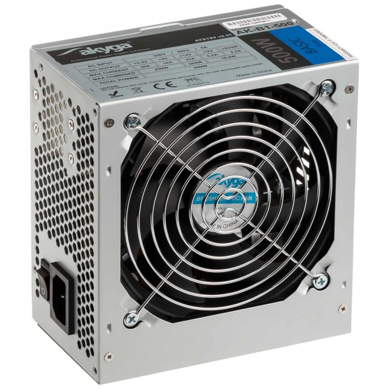 EAN 5901720130334 - Akyga AK-B1-500 unidad de fuente de alimentación 500 W 20+4 pin ATX ATX Gris imagen 1