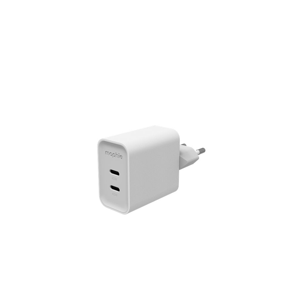 Zagg Mophie Fuente De Alimentación Gan 45w 2x Usbc 2026 Wei