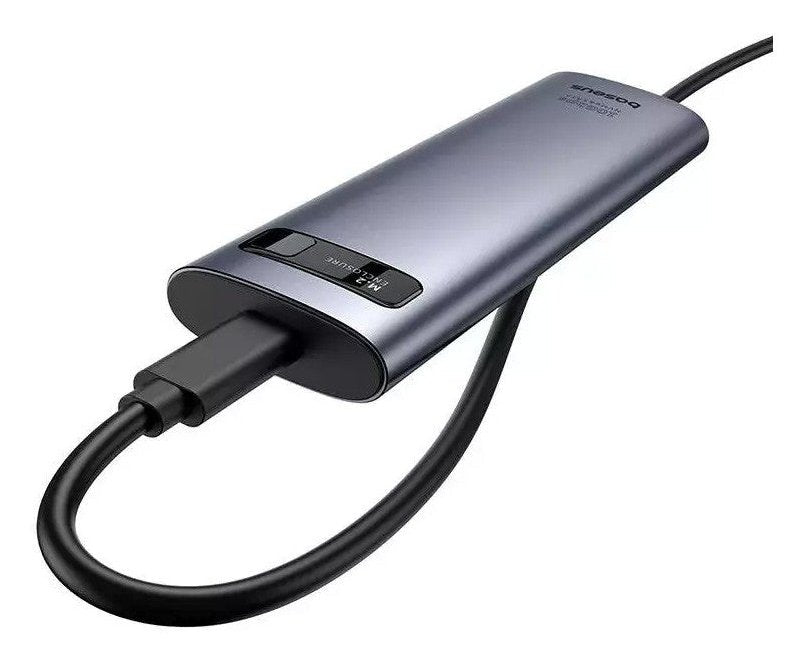 EAN 6932172658335 - Baseus B00760600811-01 caja para disco duro externo Caja externa para unidad de estado sólido (SSD) Gris imagen 4