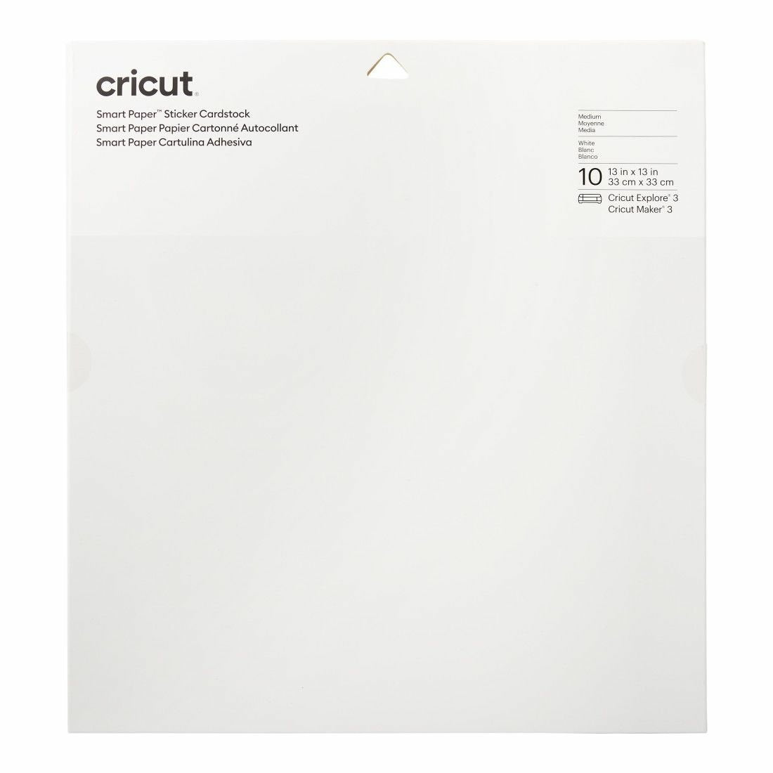 Cricut Smart Paper Bloc De Hojas De Papel Para Bellas Artes 10 Hojas