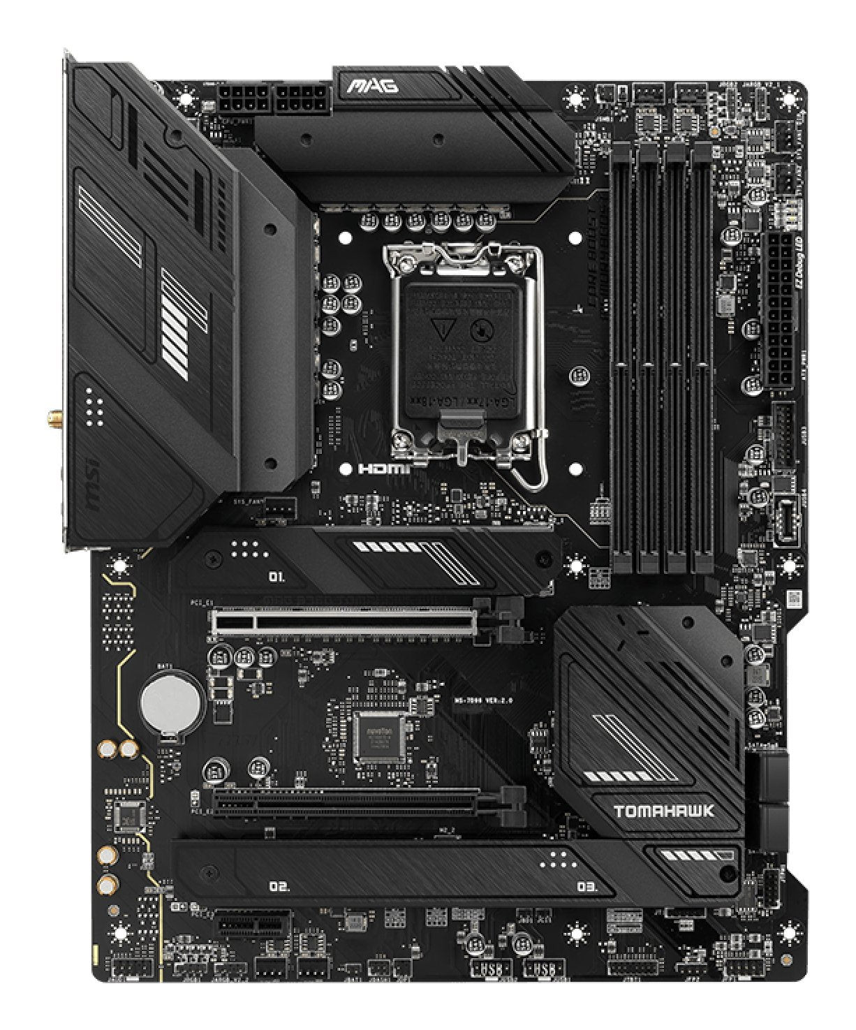 EAN 4711377034210 - MSI MAG B760 TOMAHAWK WIFI placa base LGA 1700 ATX imagen 2