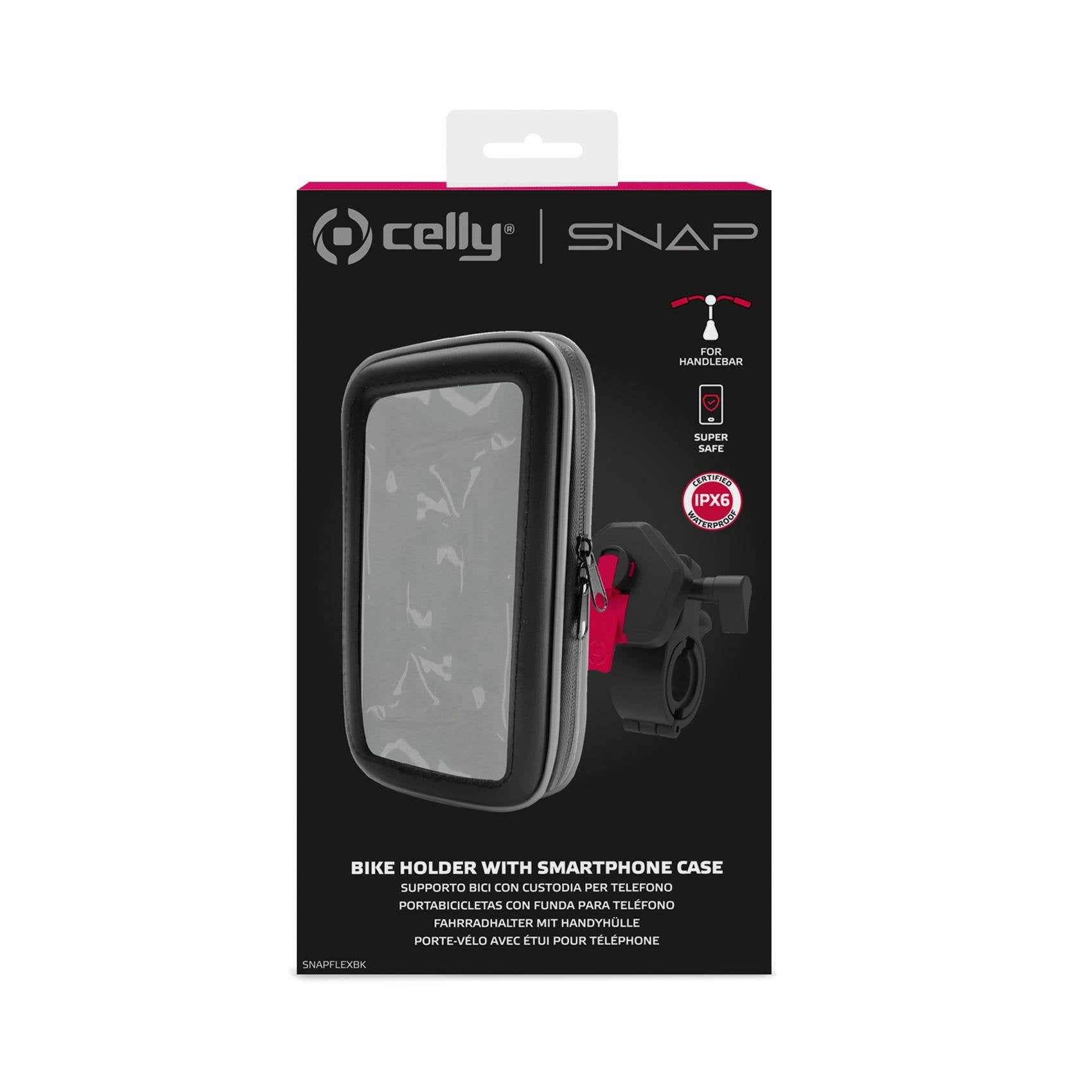 EAN 8021735195382 - Celly SNAPFLEX Soporte activo para teléfono móvil Teléfono móvil/smartphone Negro imagen 10