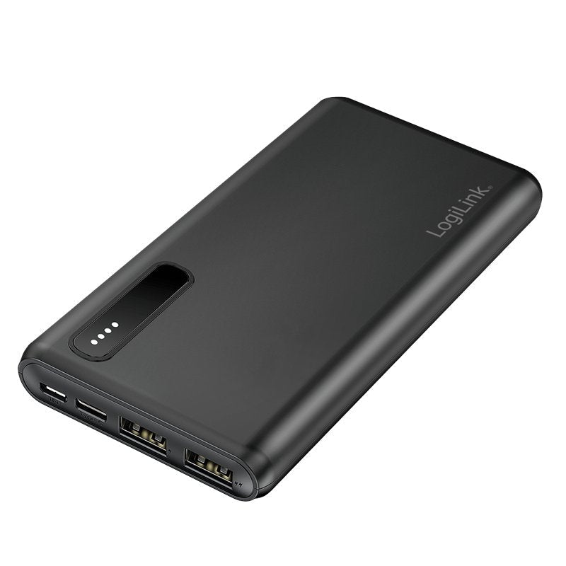 Logilink Pa0311, 8000 Mah, Smart Ic, 12 W, Negro