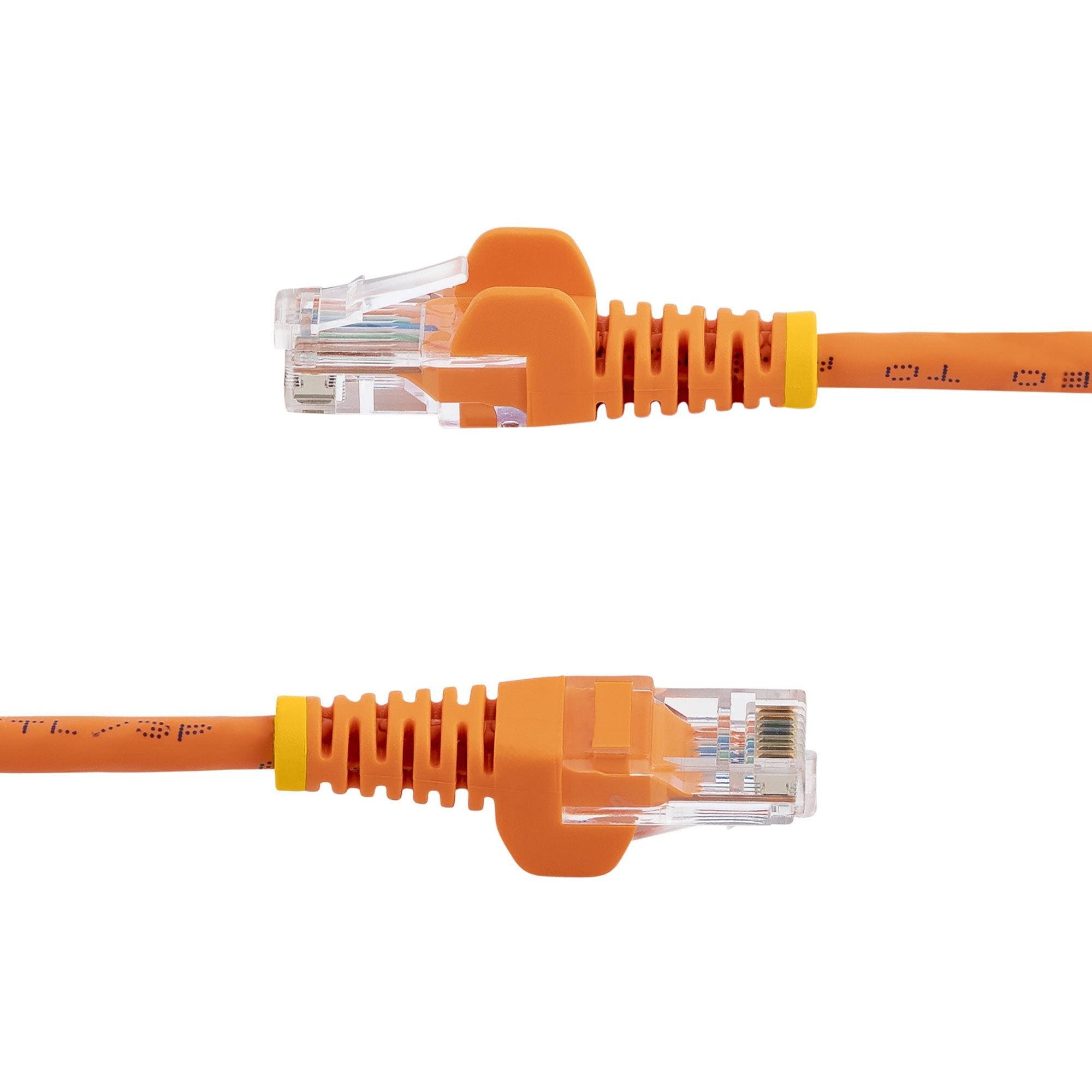Cable De Red 7m Naranja Cat5e Cabl Ethernet Sin Enganche