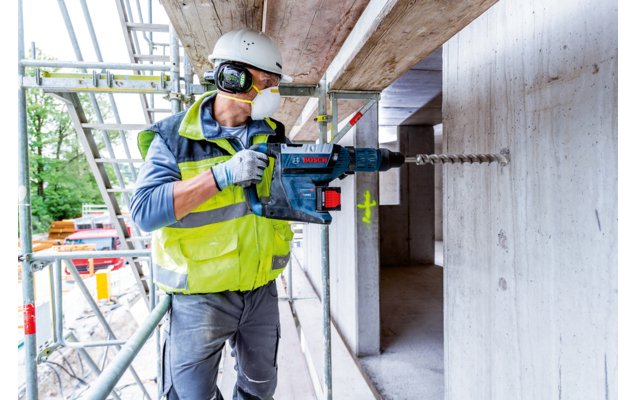 EAN 3165140915427 - Bosch GBH 18V-45 C Professional 305 RPM SDS Max 8 kg Negro, Azul, Rojo imagen 5