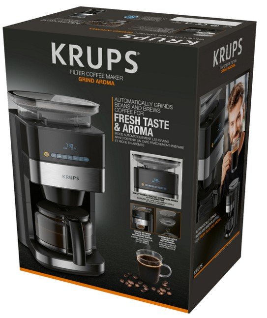 Krups Aroma Partner Km8328 Totalmente Automática Cafetera De Filtro 1,25 L