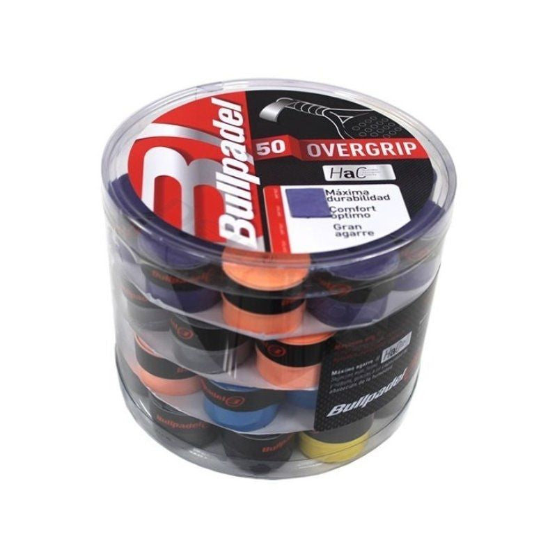 Accesorio De Agarre Bullpadel Bullpadel Overgrip Cubo Multicolor 50 Unidades