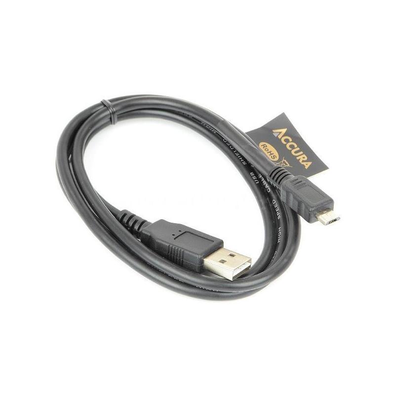 Accura Acc2081 Cable Micro Usb 2.0 Am-Bm 1m Negro