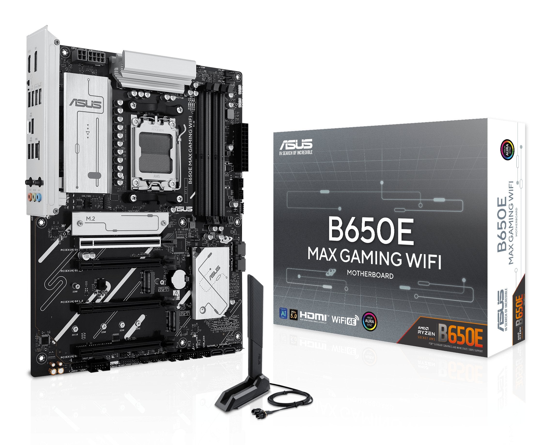 EAN 4711387932445 - ASUS B650E MAX GAMING WIFI AMD B650 Zócalo AM5 ATX imagen 1