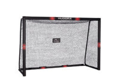 Hudora 76913 Portería De Fútbol Niños Niños, Negro, Rojo, 1800 Mm