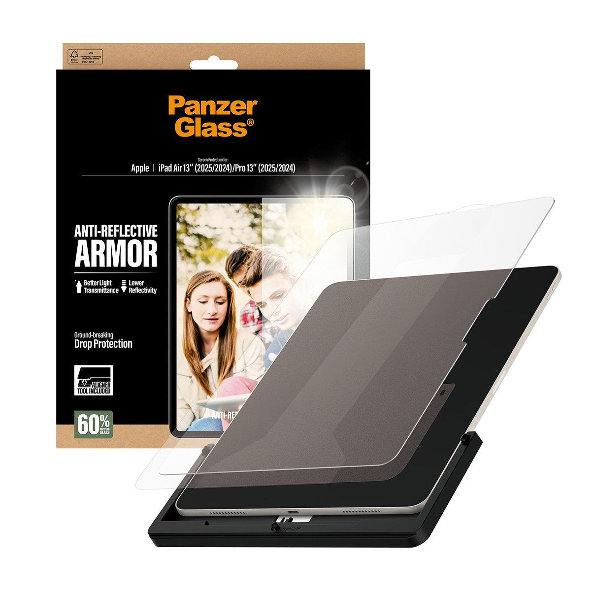 EAN 5715685030642 - PanzerGlass ® Anti-Reflective Armor Screen Protector iPad Air 13" (2024-2026) | Pro 13" (2024-2025) | Ult imagen 5