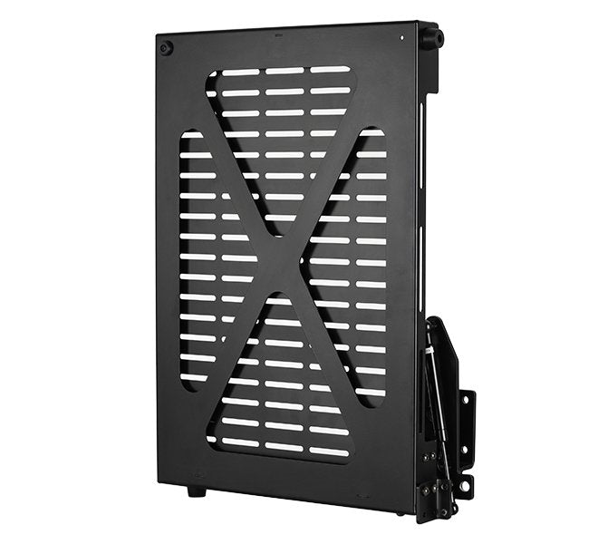 Flip-Down Av Storage Tray, - Black - Warranty: 60m