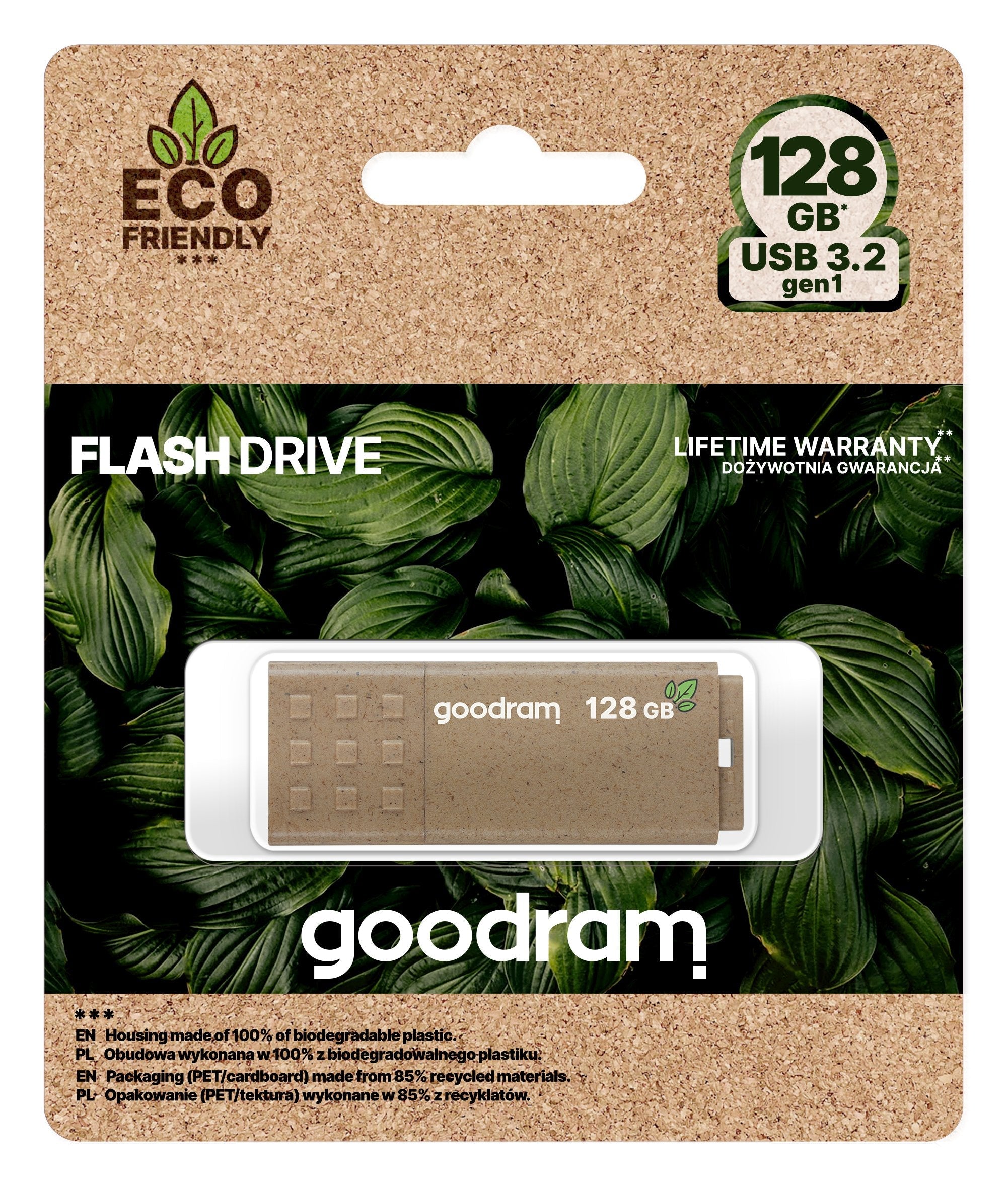 EAN 5908267960875 - Goodram UME3 Eco Friendly unidad flash USB 128 GB USB tipo A 3.2 Gen 1 (3.1 Gen 1) Marrón imagen 5