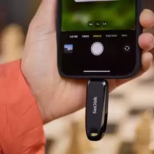 Sandisk Phone Unidad Flash Usb 128 Gb Usb 3.2 Gen 1 / Usb-C Negro