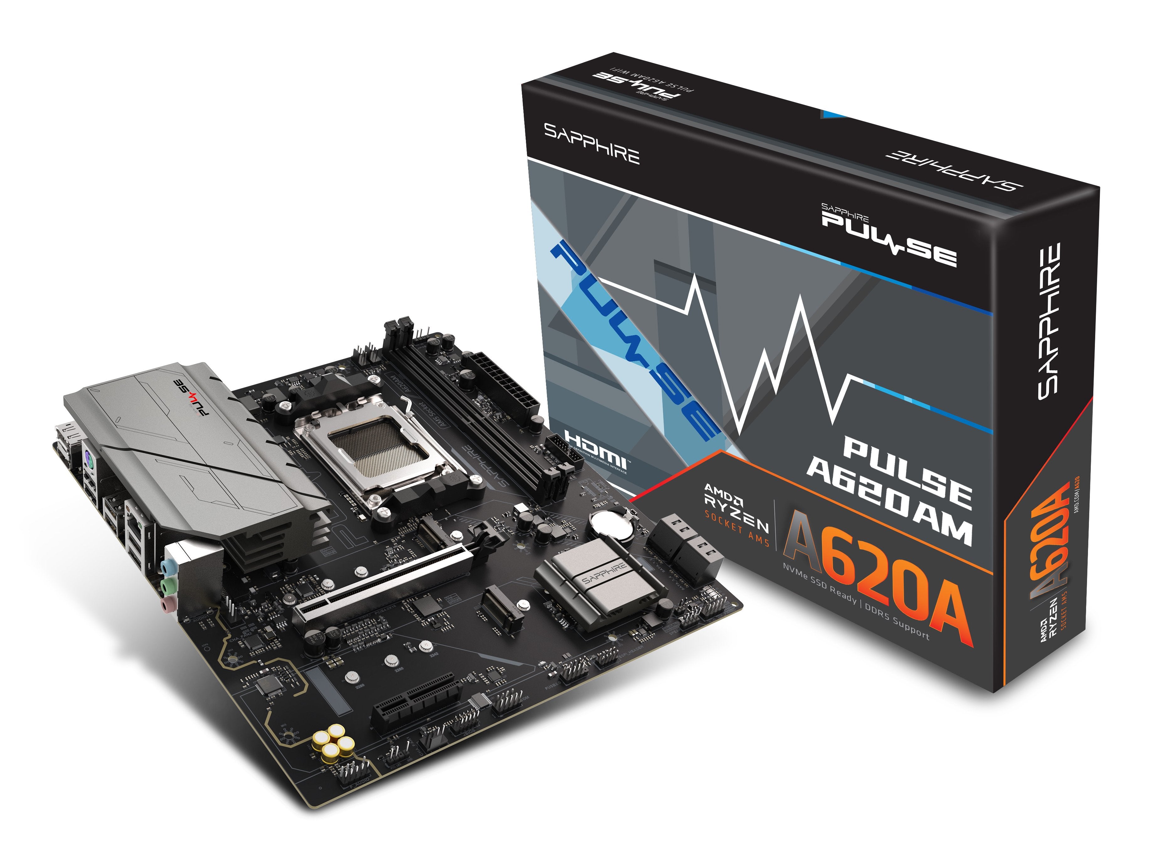 EAN 4895106296879 - Sapphire PULSE A620AM AMD A620A Zócalo AM5 micro ATX imagen 6