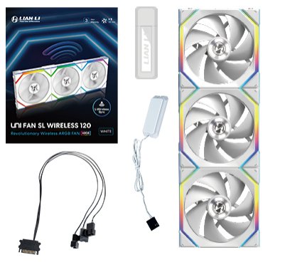 Ventilador 120x120 Lian Li Unifan Sl Wireless White