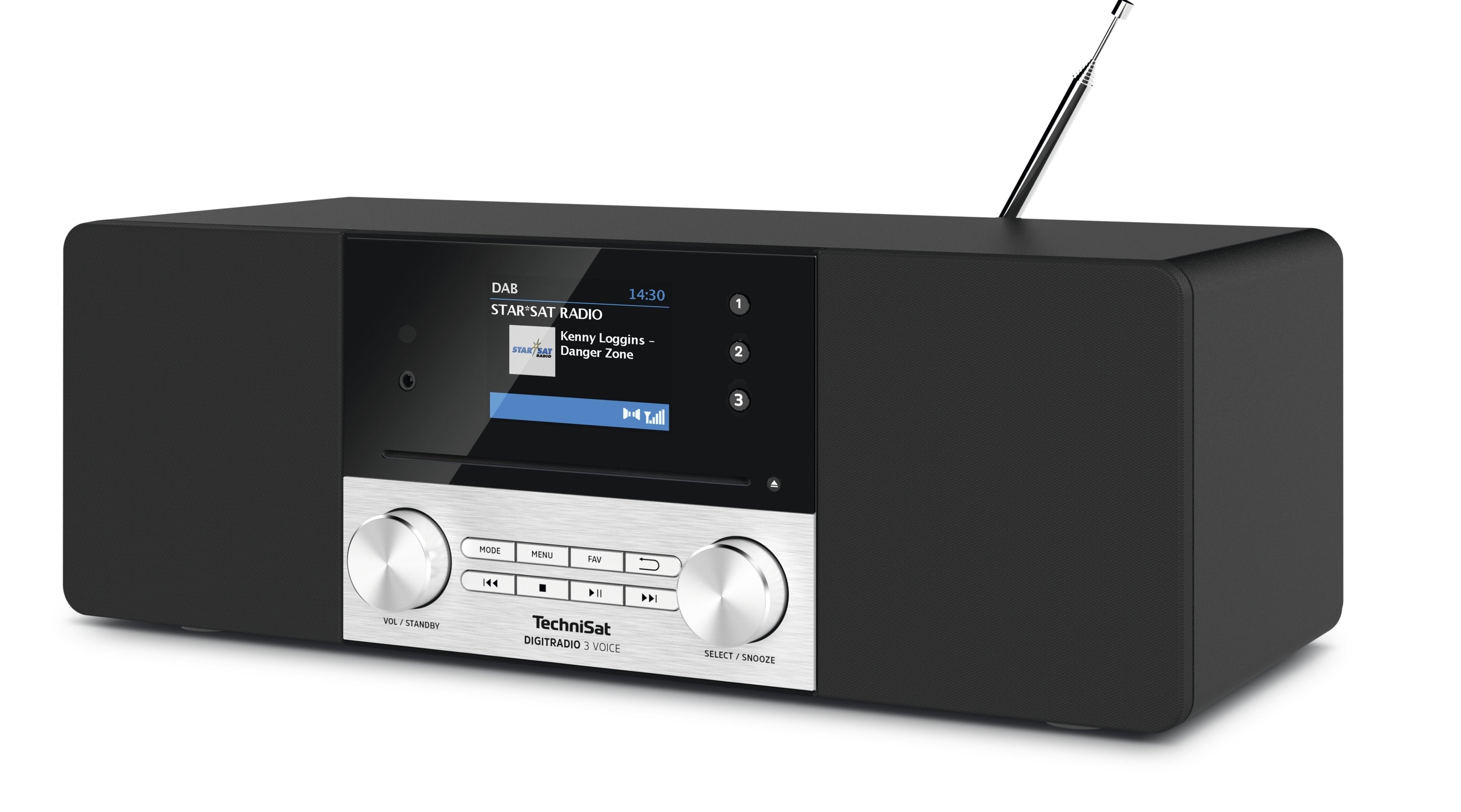 EAN 4019588039636 - TechniSat DIGITRADIO 3 VOICE Negro, Plata imagen 3