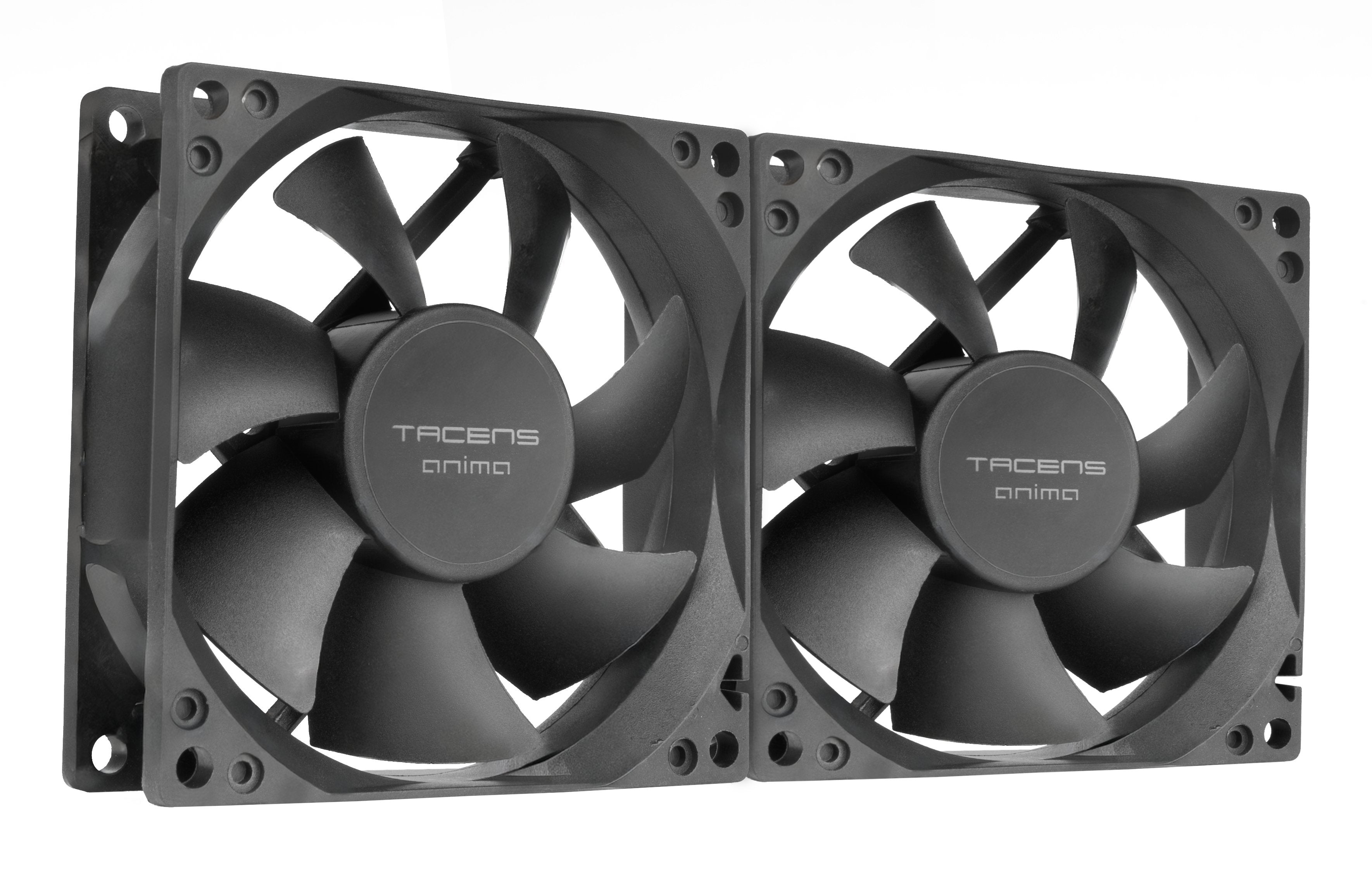 EAN 8435693112198 - Tacens Anima AF8X2 sistema de refrigeración para ordenador Carcasa del ordenador Ventilador 8 cm Negro 2 imagen 2