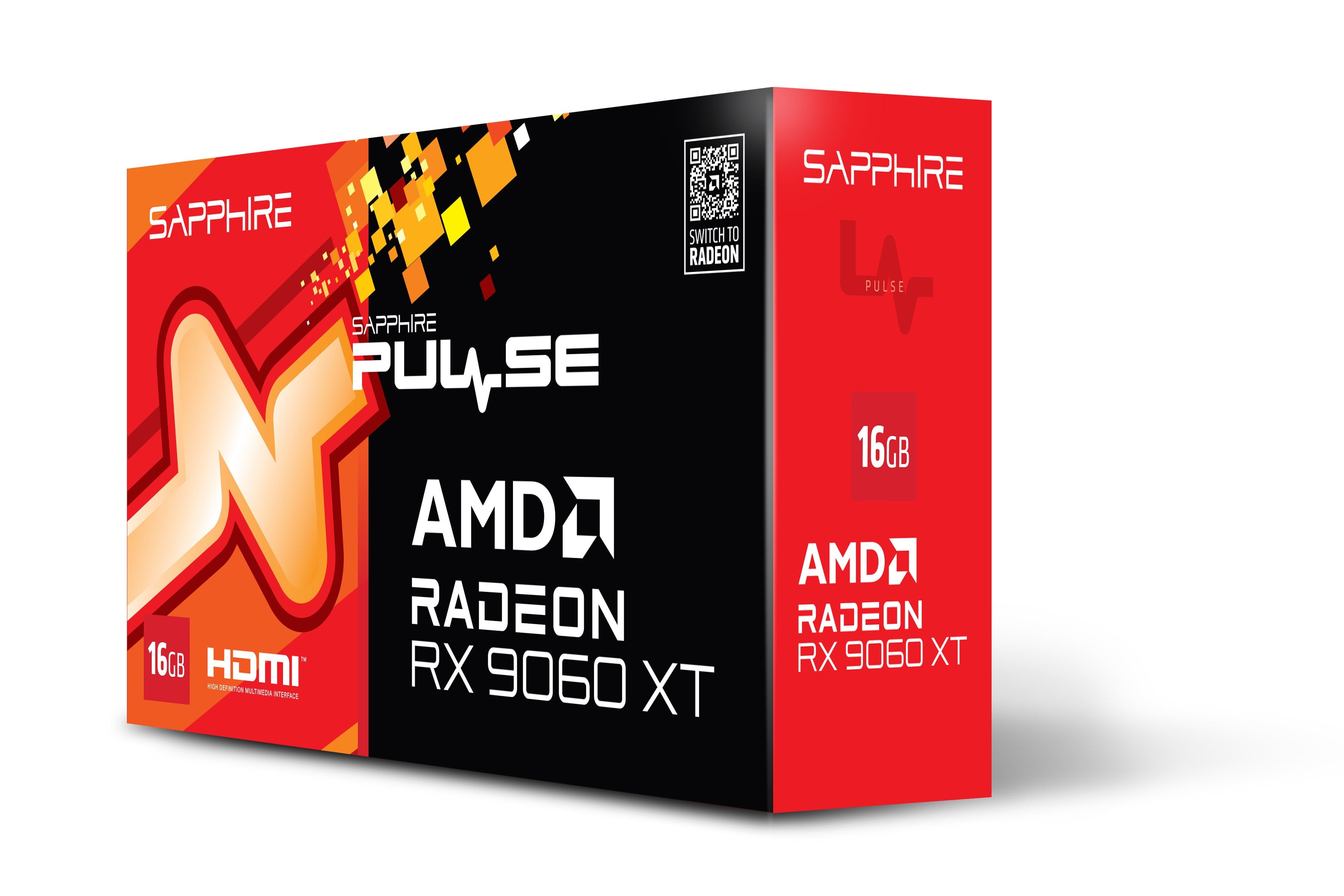 EAN 4895106296381 - Sapphire PULSE AMD Radeon RX 9060 XT 16GB GPU GDDR6 imagen 7
