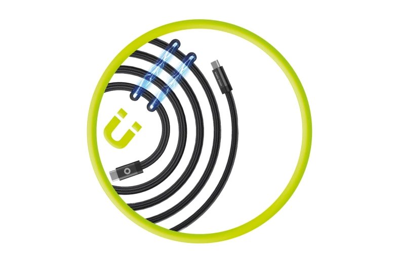 Mobile Origin Magnetic Cable Usb-C To Usb-C Black 1m
