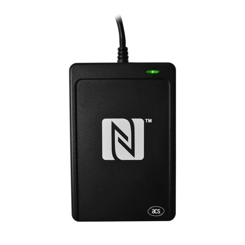 Acr1252u-M1 Card Reader Usb Black, Nfc Reader Iii