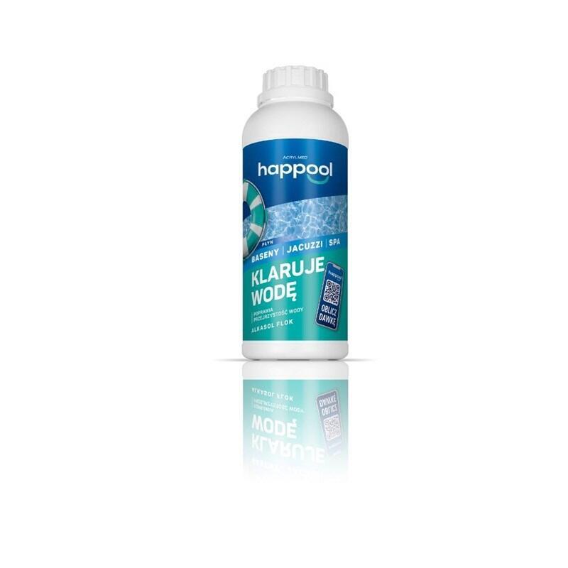 Acrylmed Alkasol Flok Líquido Para La Coagulación De Impurezas En El Agua De La Piscina, 1 L